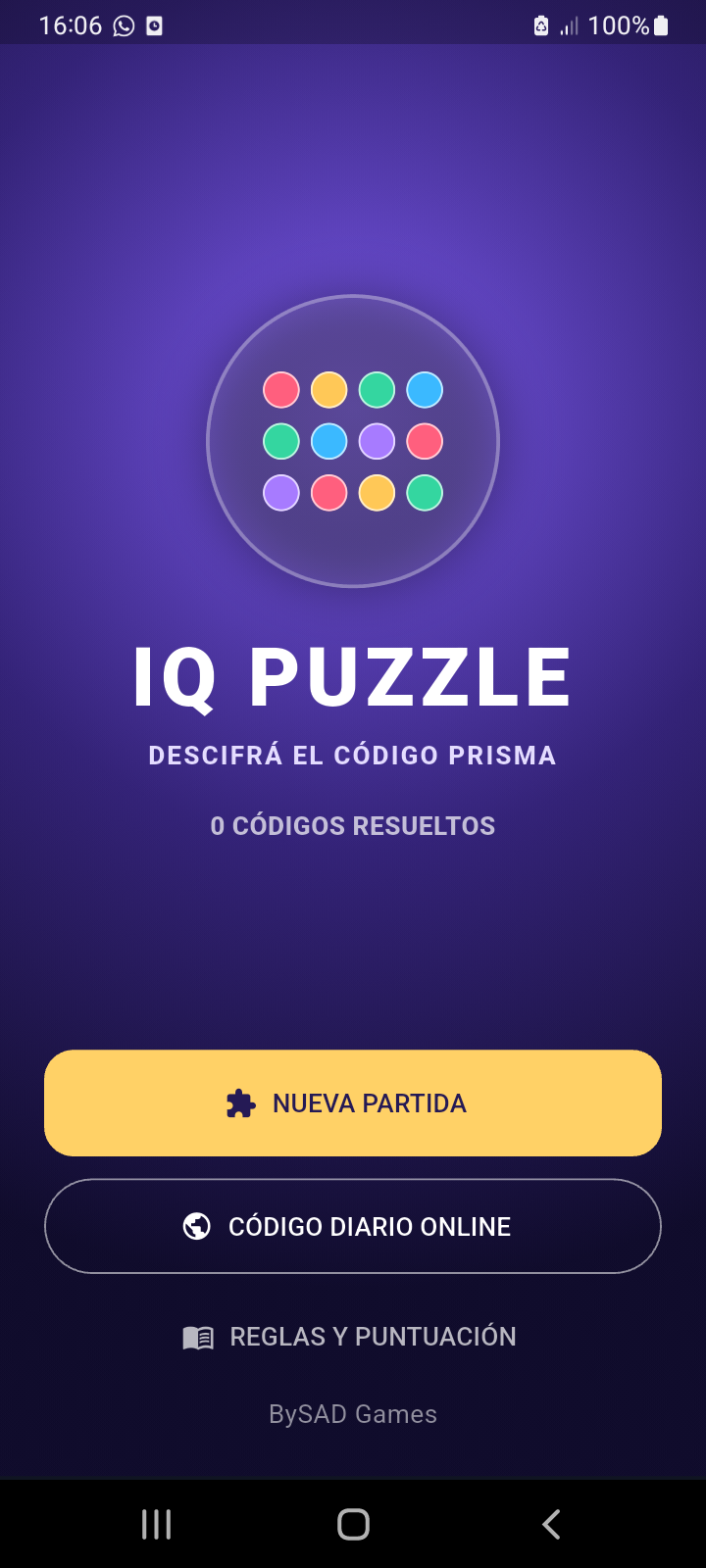 Captura 1 de IQ Puzzle BySAD