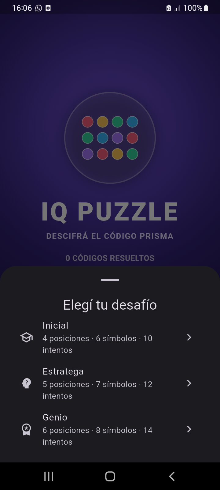 Captura 2 de IQ Puzzle BySAD